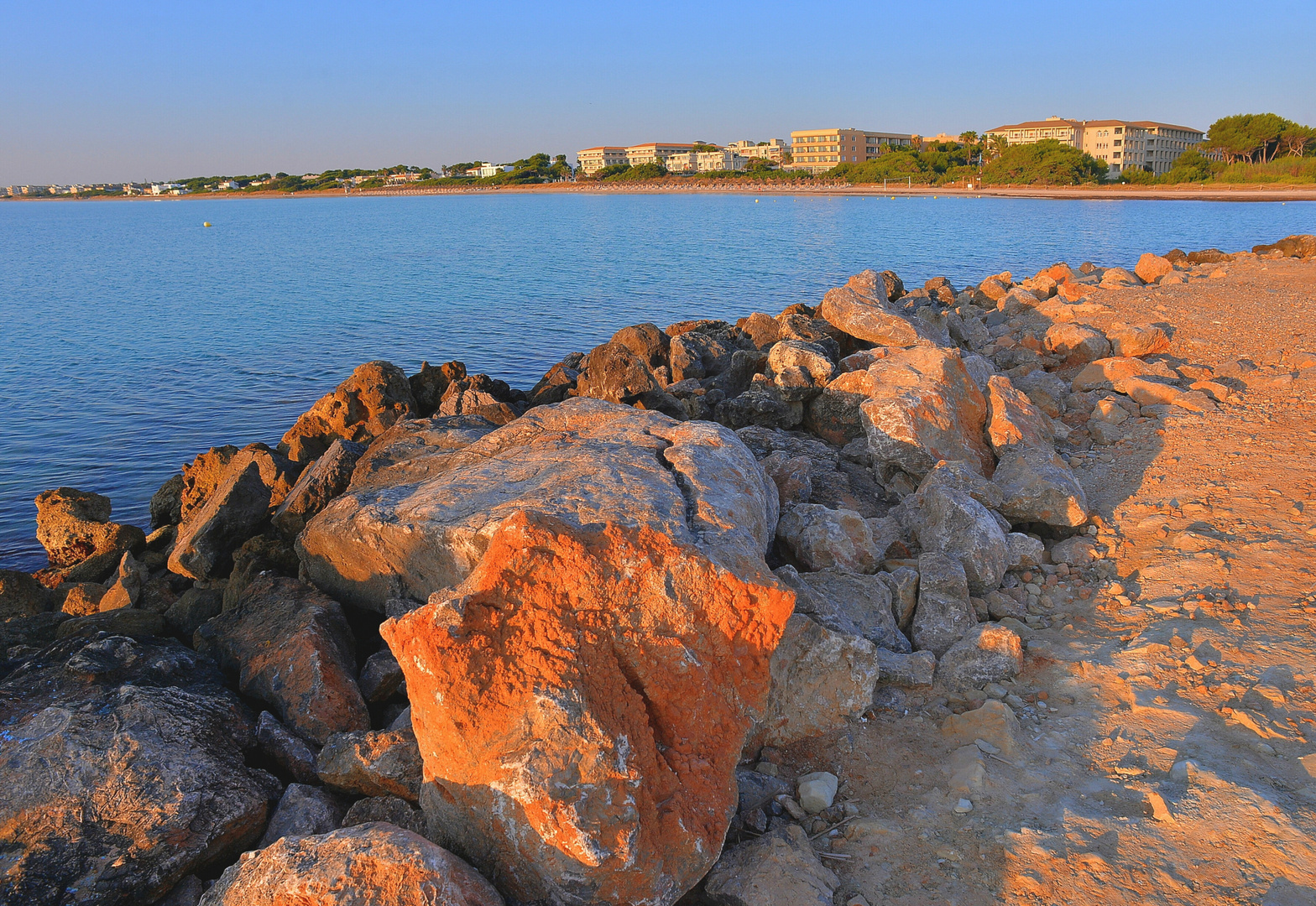 Erinnerung an mein schönes Mallorca, morgens an der Playa de Muro