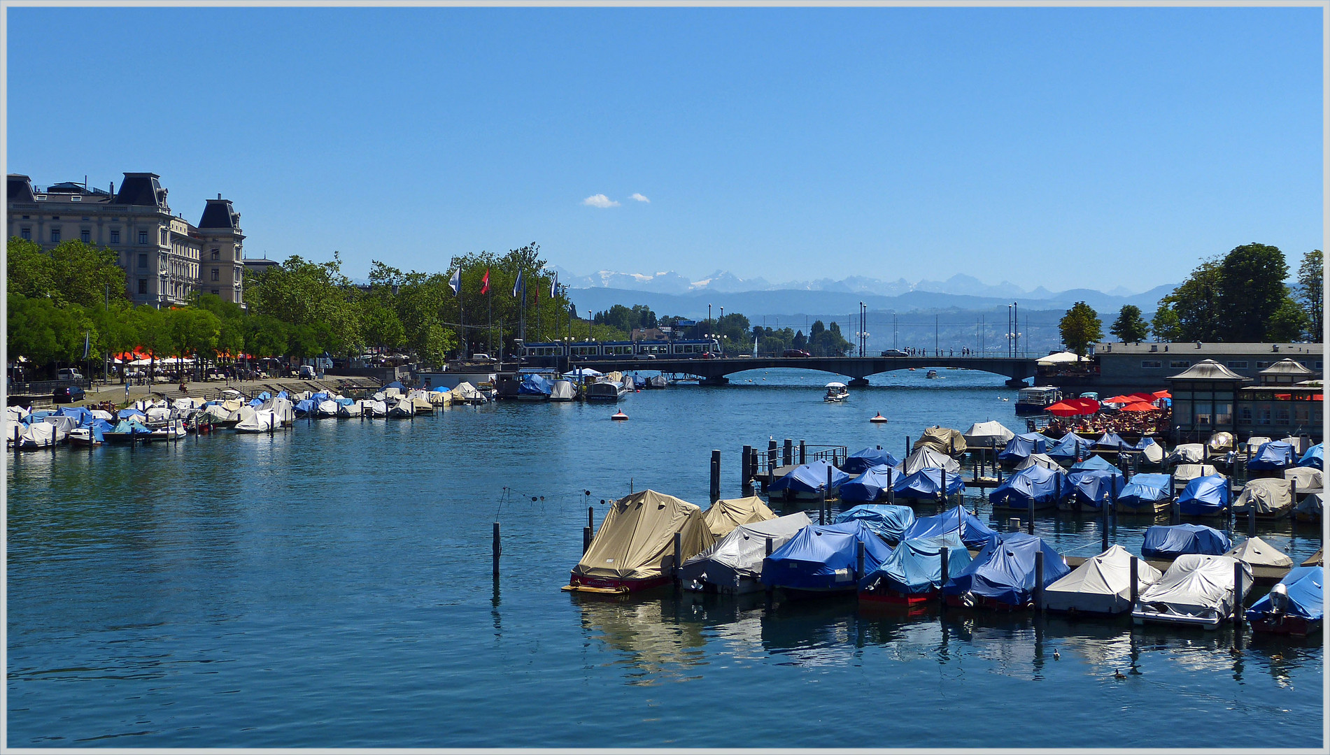 Erinnerung an Zürich im August