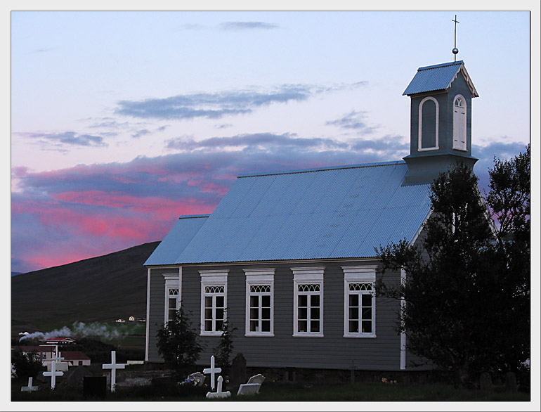 Erinnerung - Die alte Kirche von Reykholt