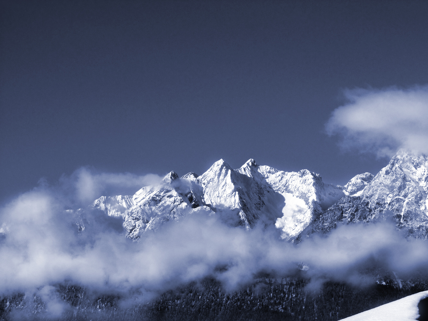 Erinnerung in Blau