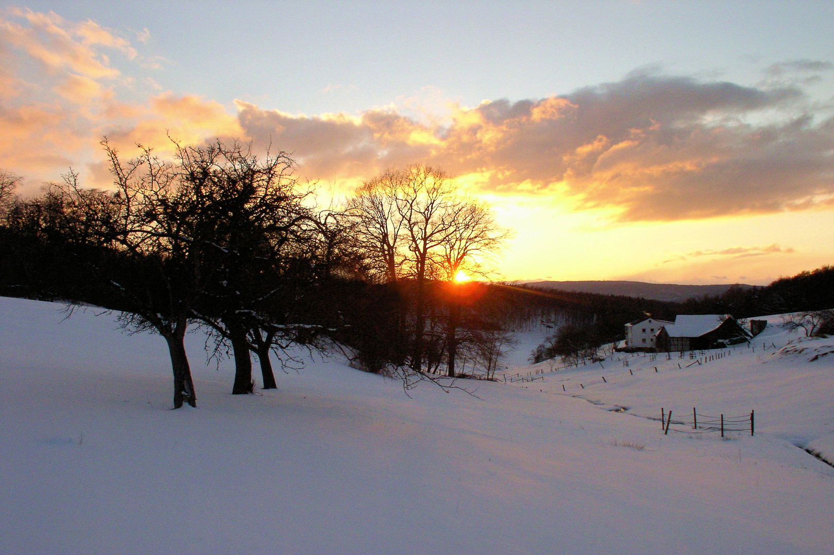 Erinnerung mit Abendsonne