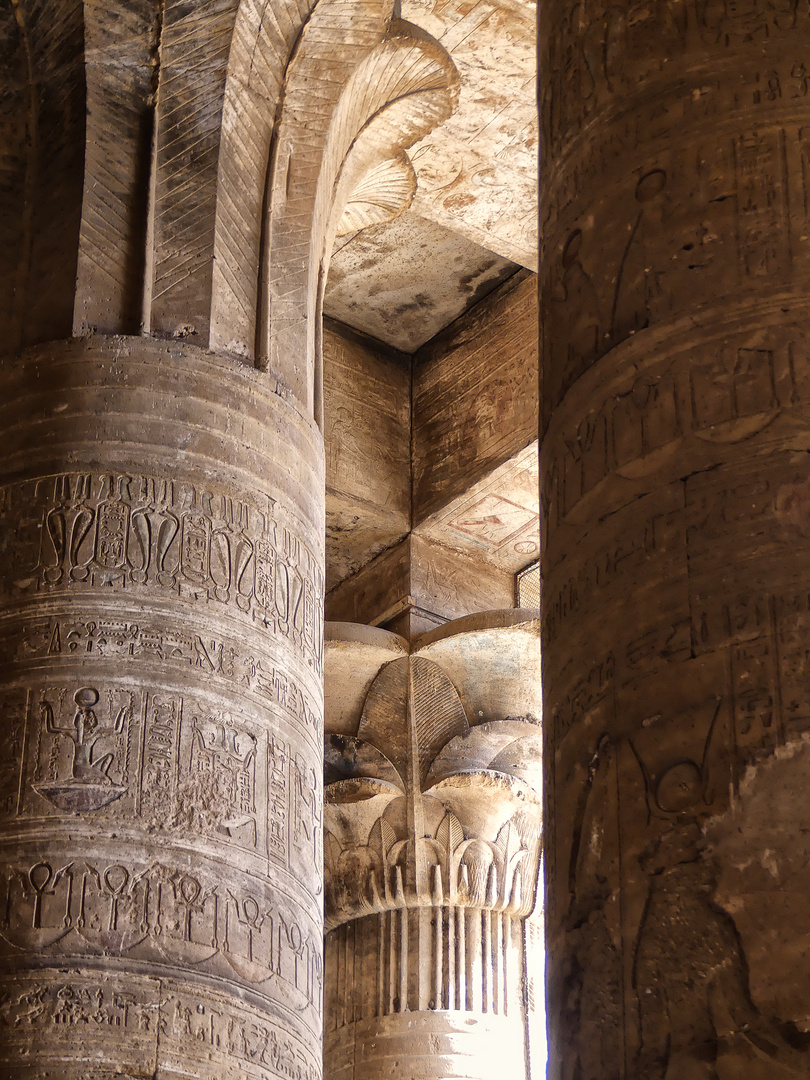 Erinnerungen an Ägypten - im Edfu Tempel