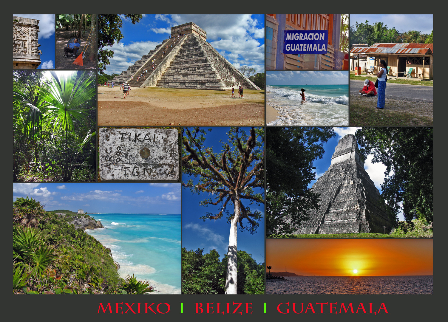 Erinnerungen an die Mundo Maya Tour.