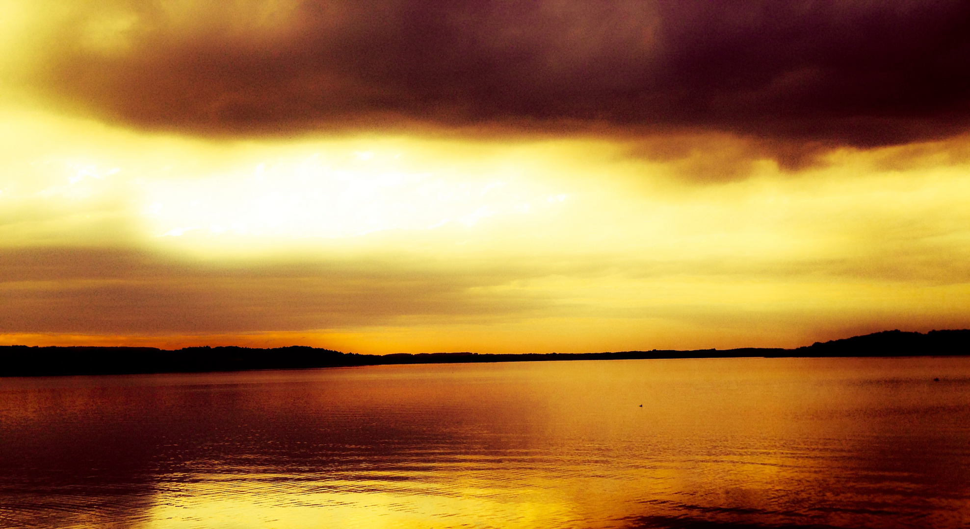 Erinnerungen ( an die Natur in Bayern am See)