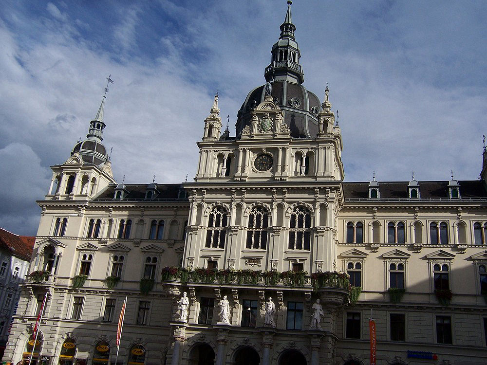 Erinnerungen an einen erlebnisreichen Urlaub- Rathaus von Graz
