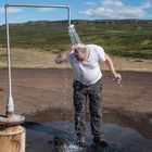 Erinnerungen: Haare waschen auf Island