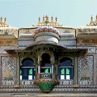 Erker im Stadtpalast von Udaipur