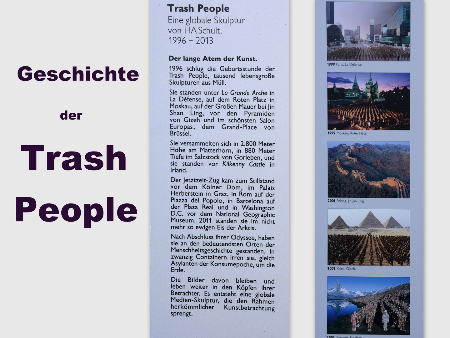 Erklärung zu dem Foto von den Trash People