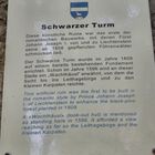 Erklärungstafel zum   "Schwarzer Turm"