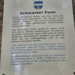 Erklärungstafel zum   "Schwarzer Turm"