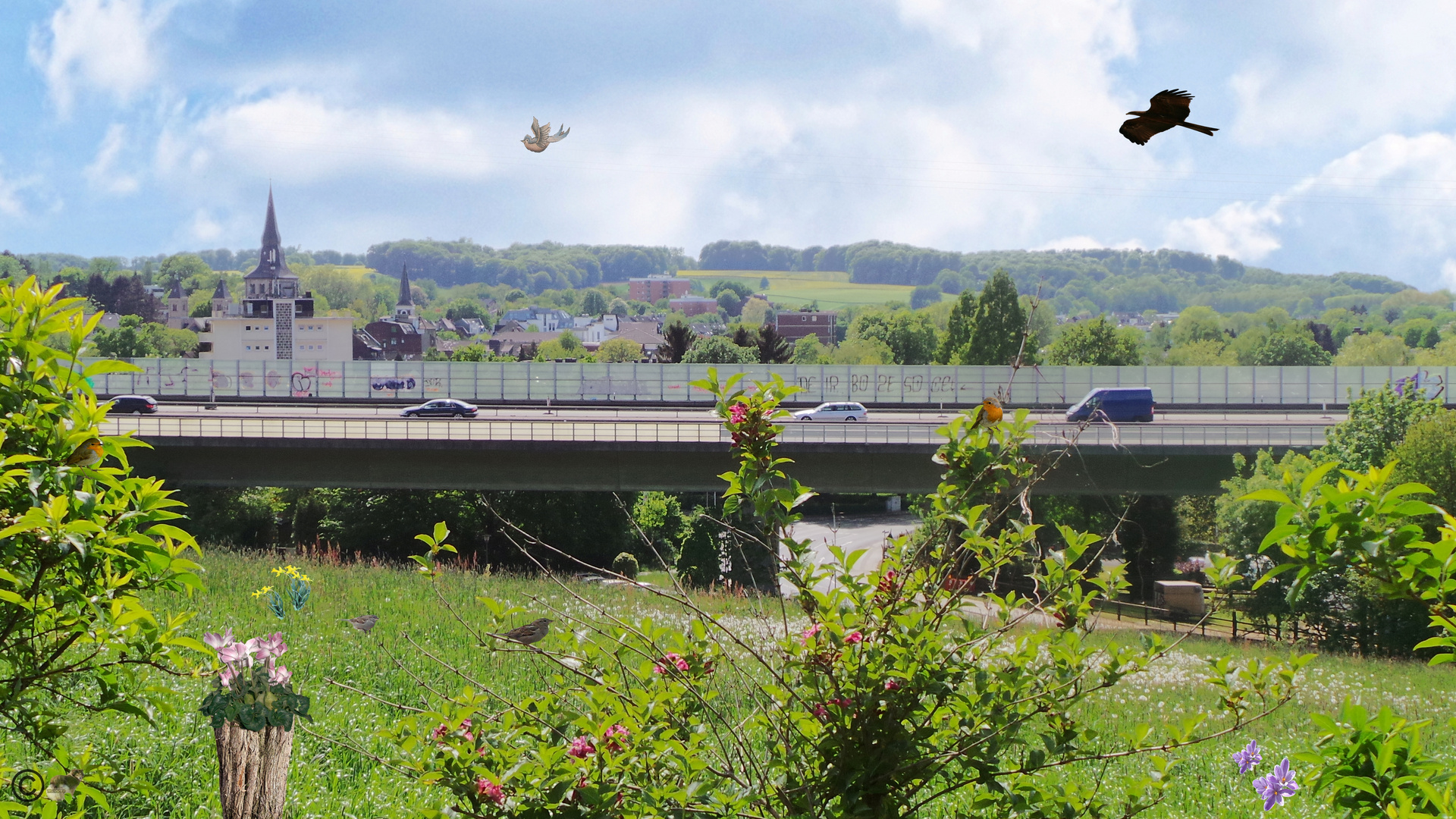  Erkrath von der schönen Aussicht her gesehen