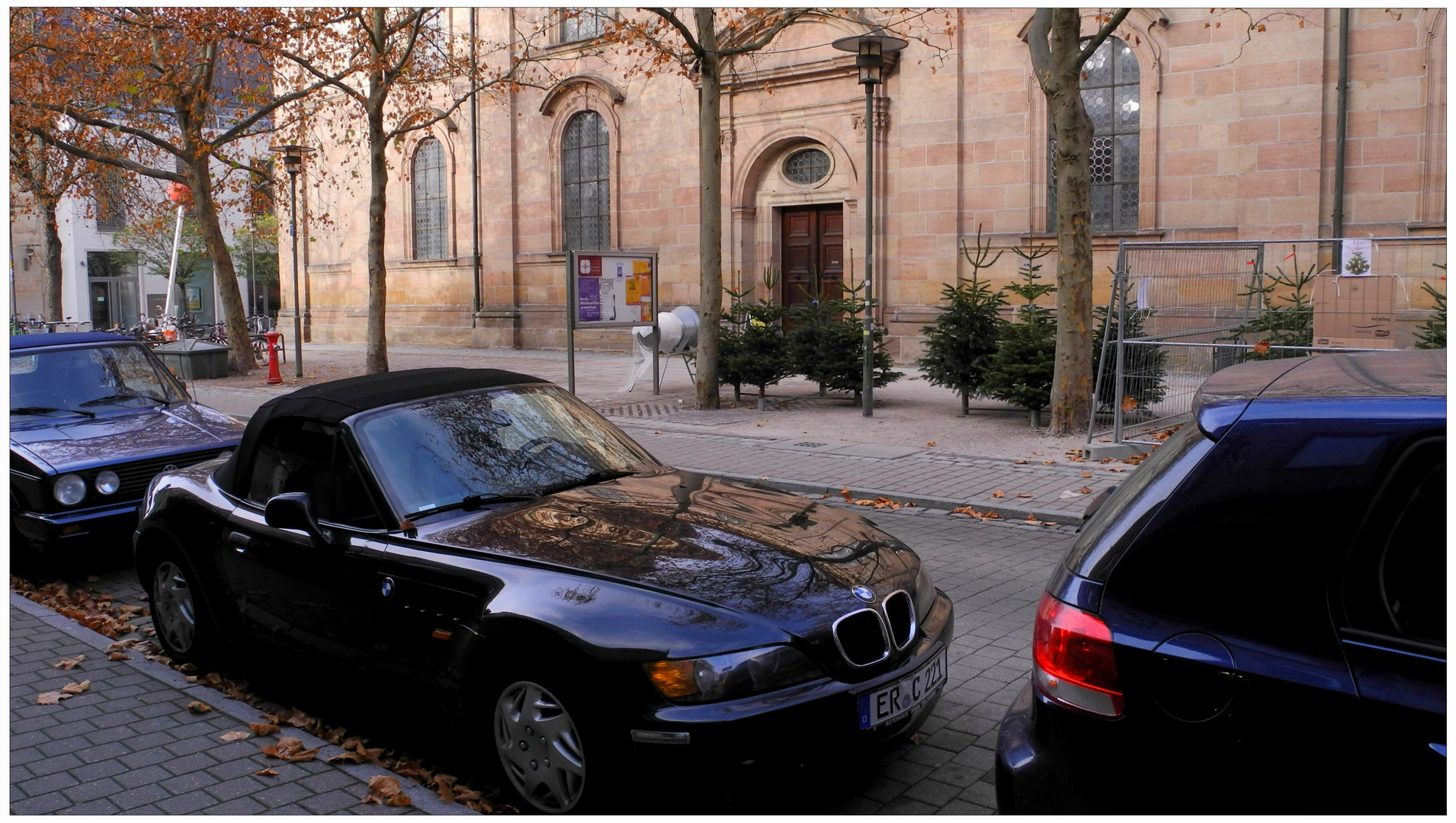 Erlangen, la venta de los árboles de Navidad