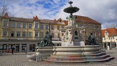 Erlangen, Schloßplatz (Erlangen, la plaza del palacio)