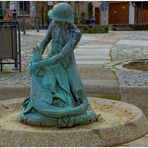 Erlangen, un fuente muy bonito (ein schöner Brunnen)