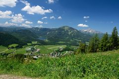 Erlaufsee mit Dürnstein, Gemeindealpe und Ötscher