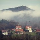 Erlenbach (Krs. Südwestpfalz) im Morgennebel