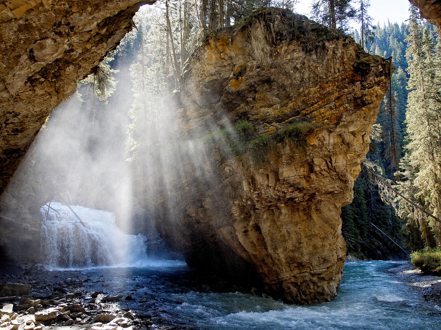 Erleuchtung, Johnston Canyon, Banff