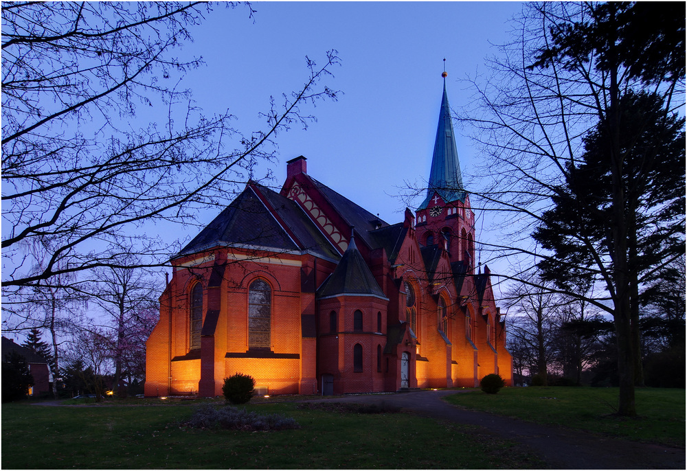 Erlöserkirche Lohbrügge Nordseite