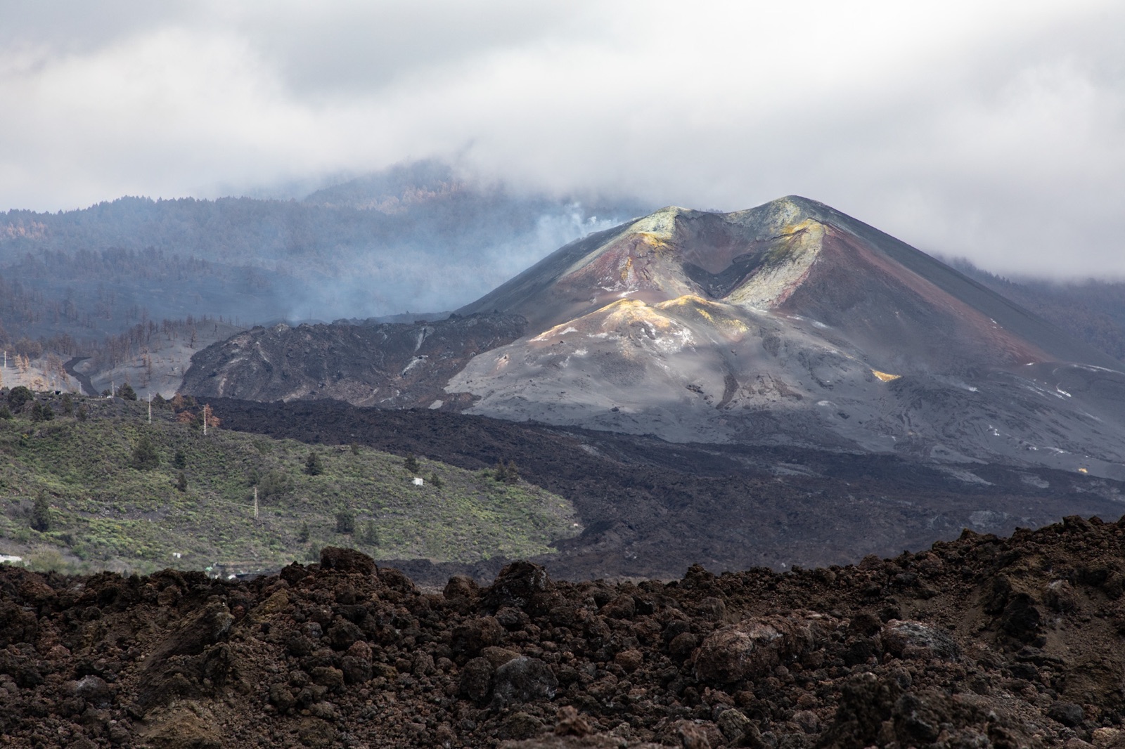 Erloschener Vulkan auf La Palma