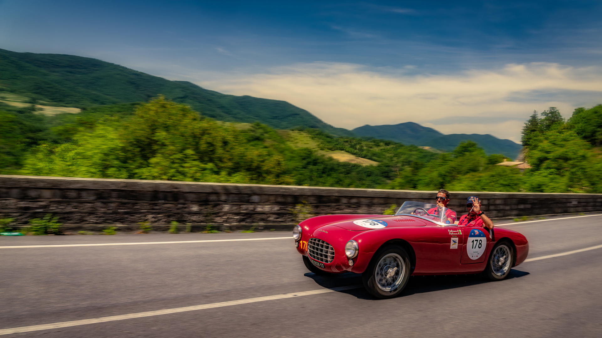 ERMINI CISITALIA ON THE PONTE LA BOTTE - UMBRIA