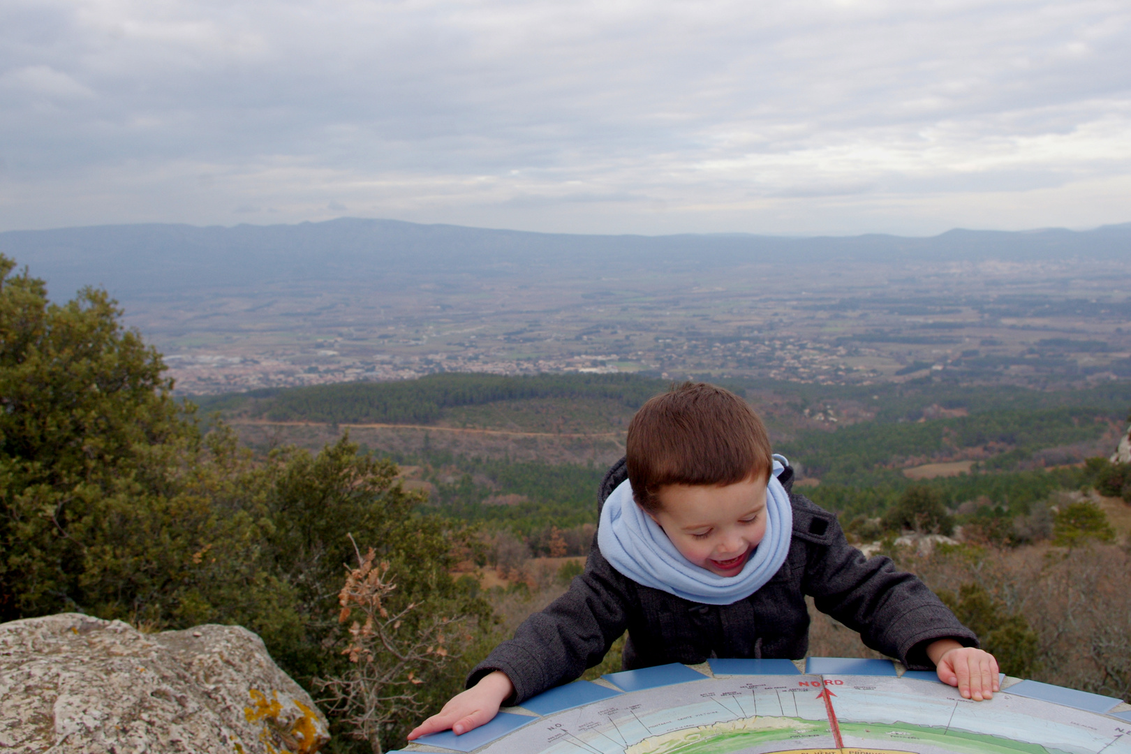 Ermitage de St Jean du Puy : la table d'orientation