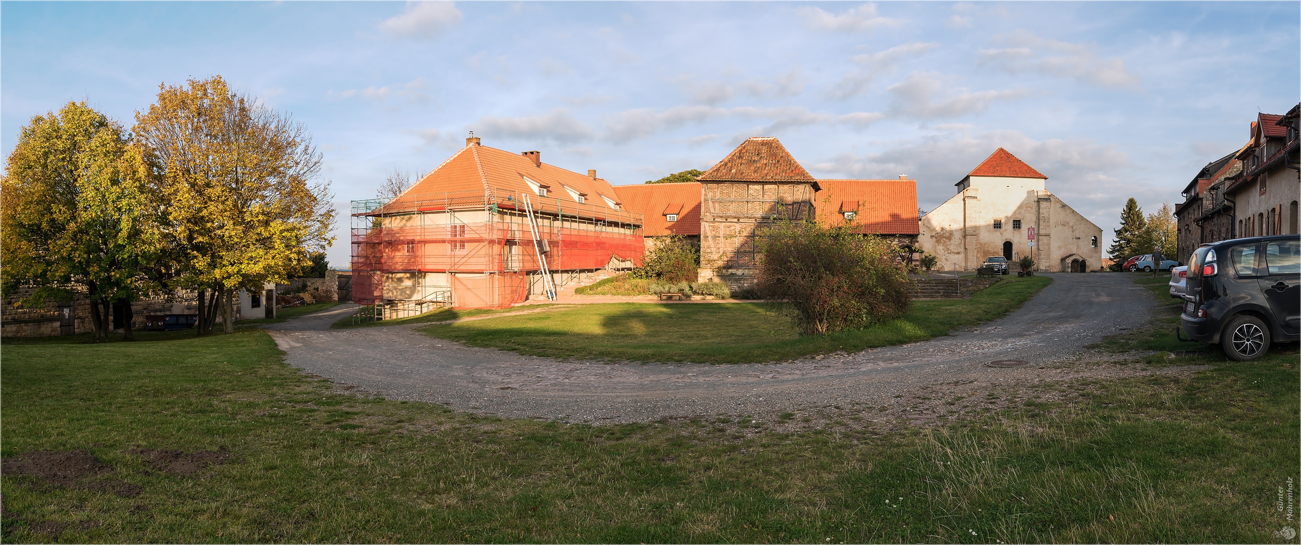 Ermsleben, Konradsburg-Panorama