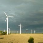 Erneuerbare Energie vor dem Sturm