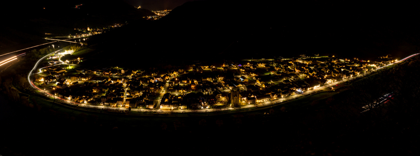 Ernst/ Mosel bei Nacht Dezember 2019