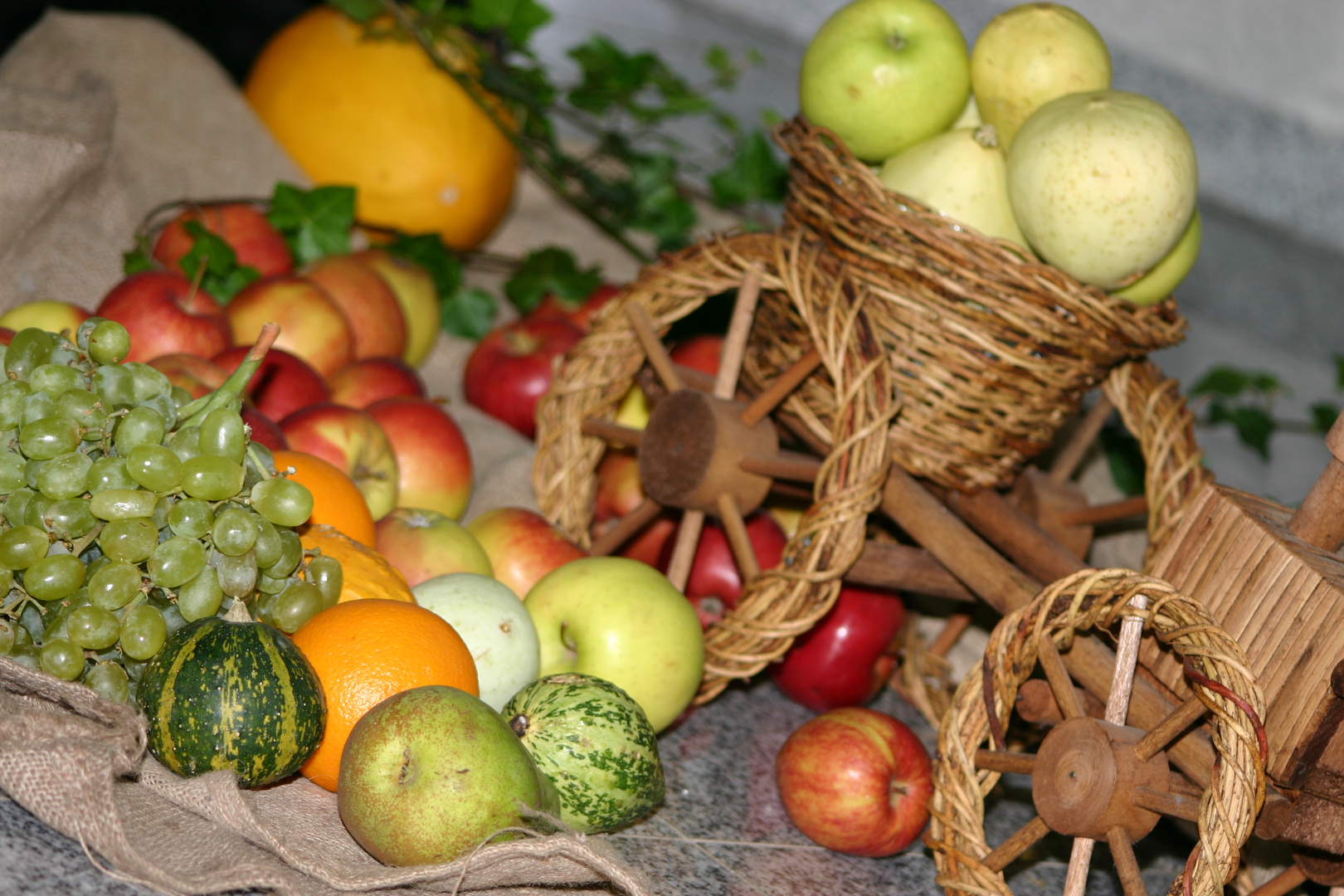 Ernte wird eingefahren