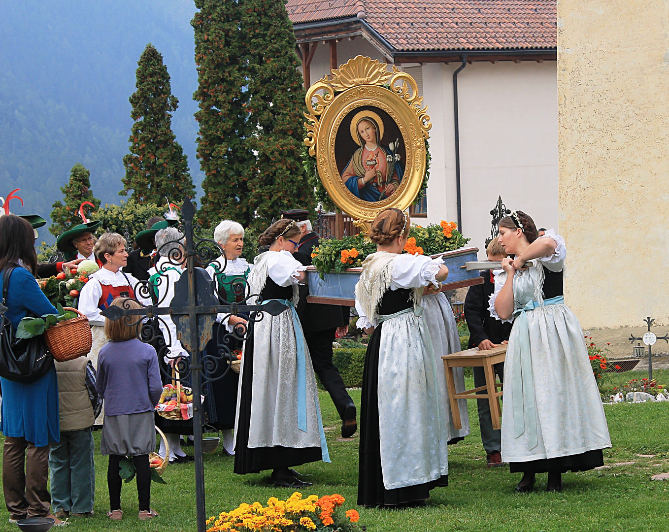 Erntedankfest St. Zyprian, Südtirol