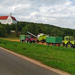 " Ernteeinbringung am Schloss Mochental "