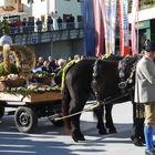 Erntewagen mit der Erntekrone