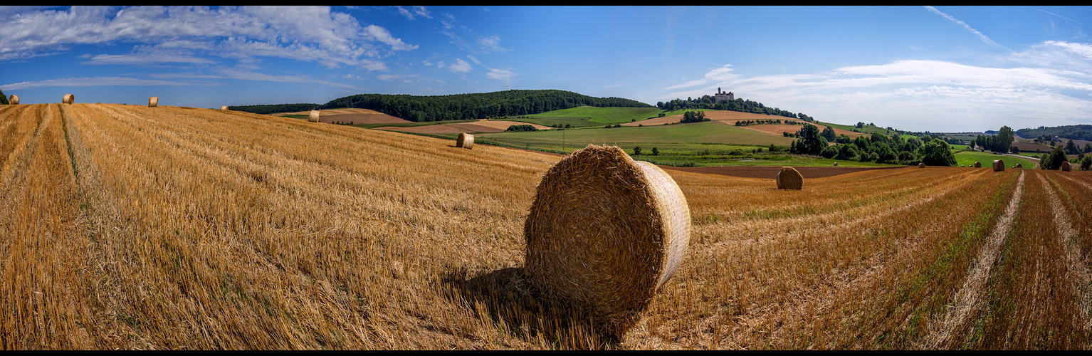 Erntezeit (IX) - Ronneburg Panorama