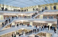 Eröffnung der Bibliothek in Stuttgart