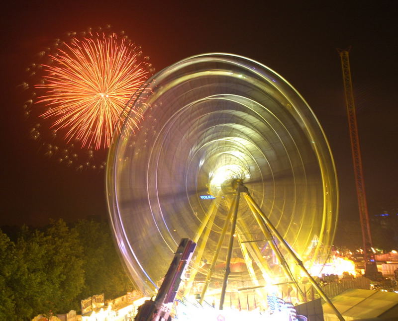 Eröffnungsfeuerwerk zur Bocholter Herbstkirmes