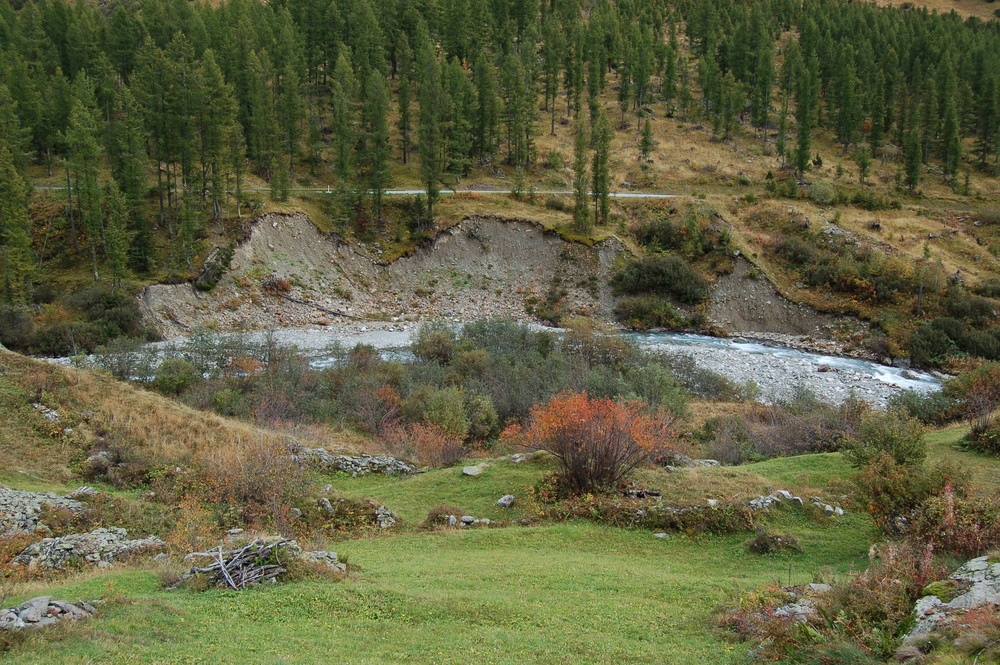 Erosion am Fluss