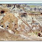 Erosion im Petrified Forest N.P. - Arizona, USA