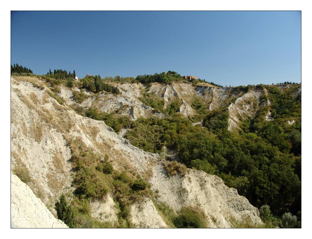 Erosions-Landschaft in der Crete