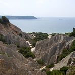 Erosionsland schaft beim Gerakas