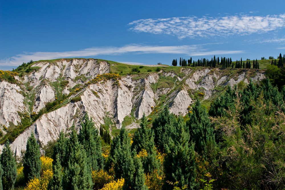 Erosionslandschaft crete senesi