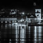 Erpel am Rhein bei Hochwasser