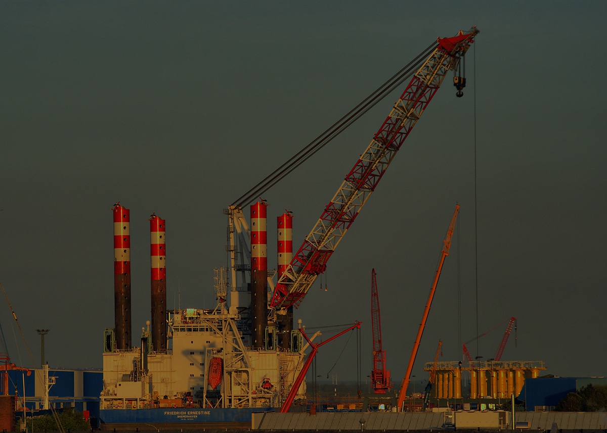 Errichterschiff "Friedrich Ernestine" in Cuxhaven