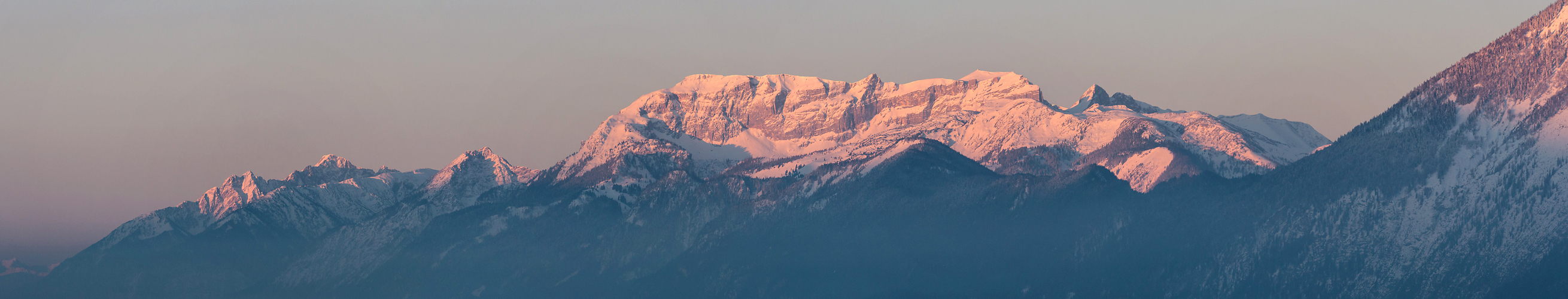 Errötendes Gebirge