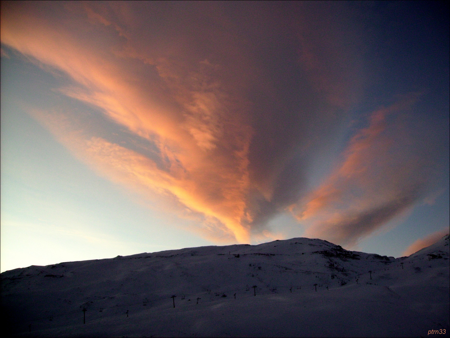 erruption de nuages a piau en galy