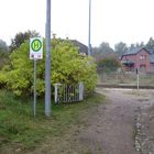 Ersatzhaltestelle am Bahnhof Groß Pankow