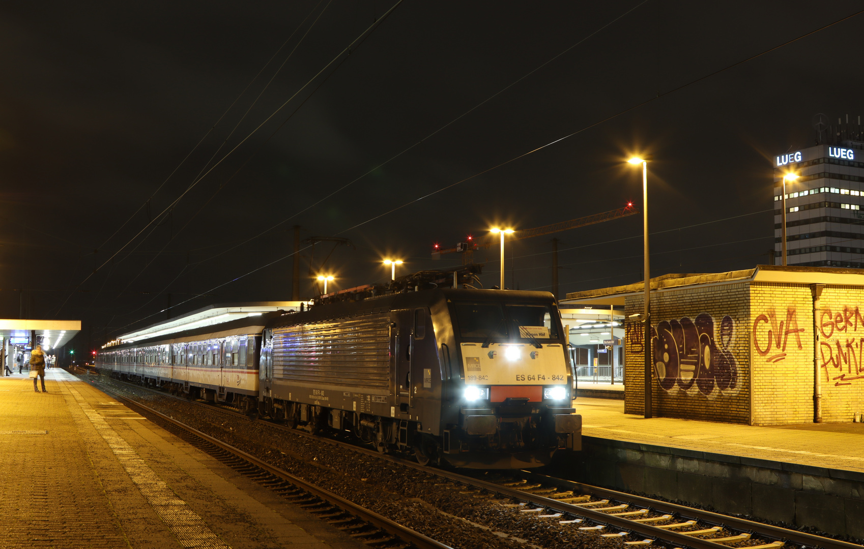 Ersatzzug der Linie RB40 in Bochum. 