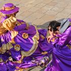 erschöpft beim Karneval in Venedig