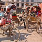 Erschwingliches Transportmittel in Kathmandu