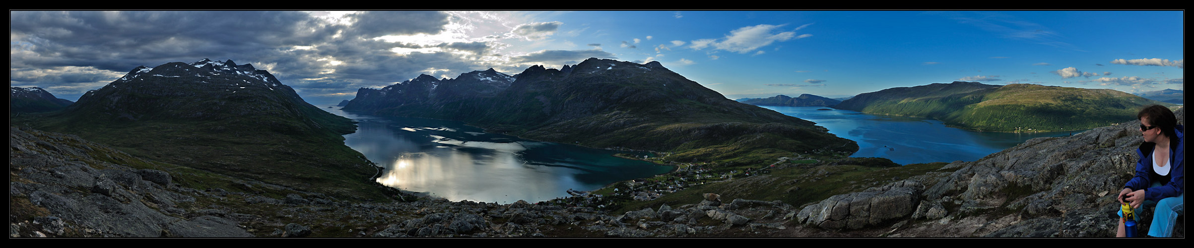 Ersfjorden Panorama - Nattmålsfjellet