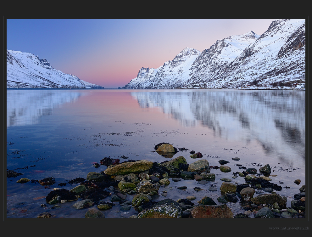 Ersfjorden Spiegelung